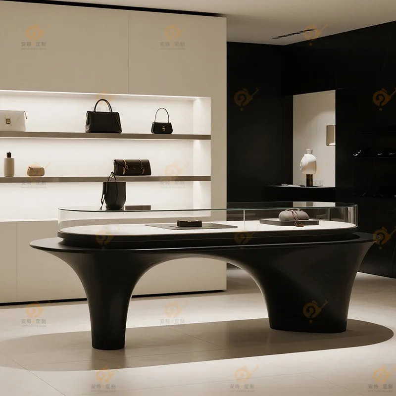 Jewelry Jade Jewelry Display Cabinet Shimadai Product Sample Glass