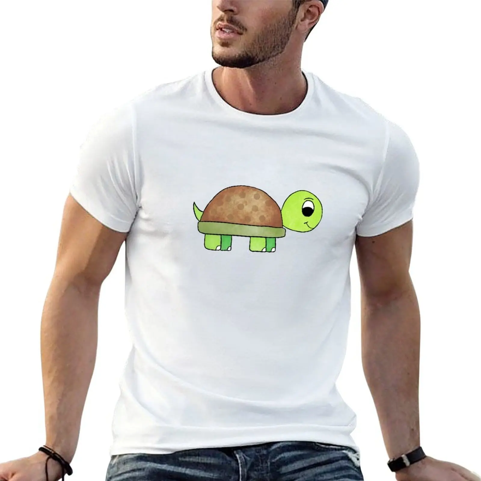 Henry the Tortoise T-Shirt tees anime figures oversized t shirt men