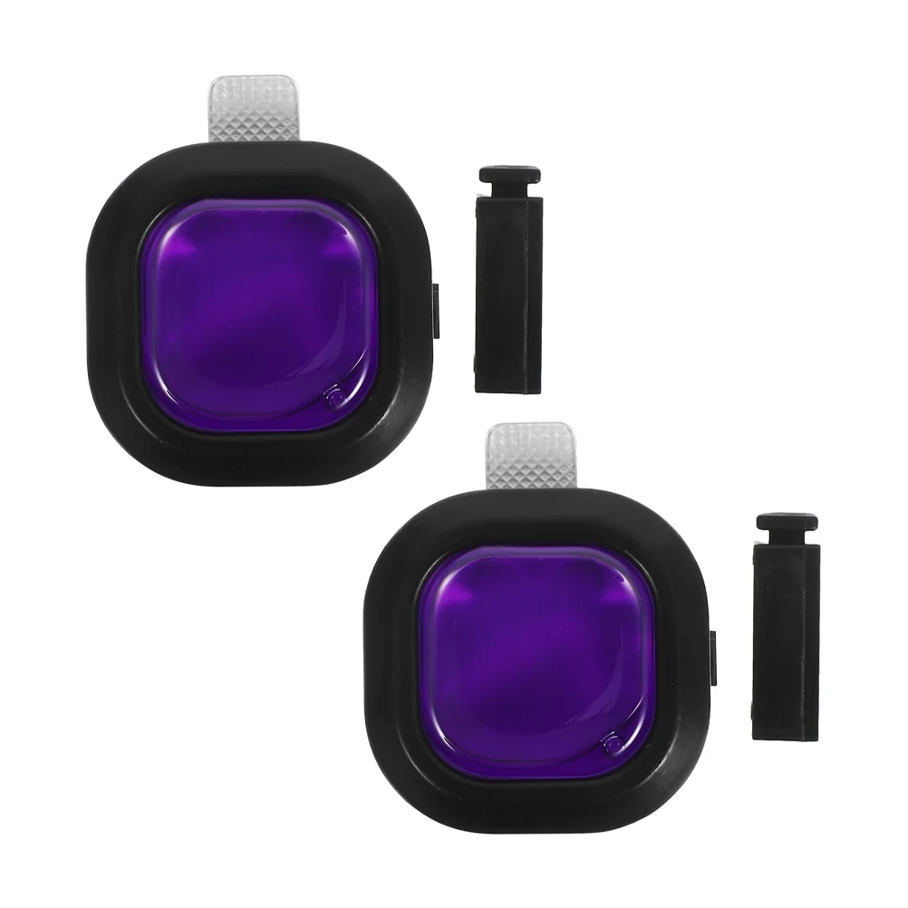 

2pcs Car Aromatherapy Diffuser Vent Clip Longlasting Fragrance Air Freshener Tool Durable Plastic Ornament Auto Scent
