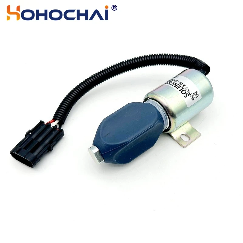 332J5060 332-J5060 716-30091 JCB JS130 160 180 240 EC120C/150/180 Flameout Solenoid Valve Flameout Switch Fuel Stop Valve
