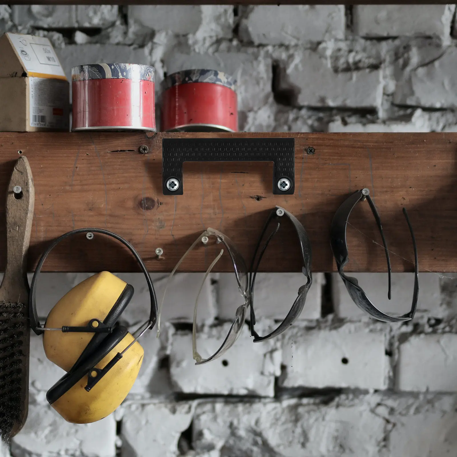 1Set Multifunctional Tool Storage Organizer Compact Wall Hook Rack for Tape Measures Calipers Measuring Tools in Workshop
