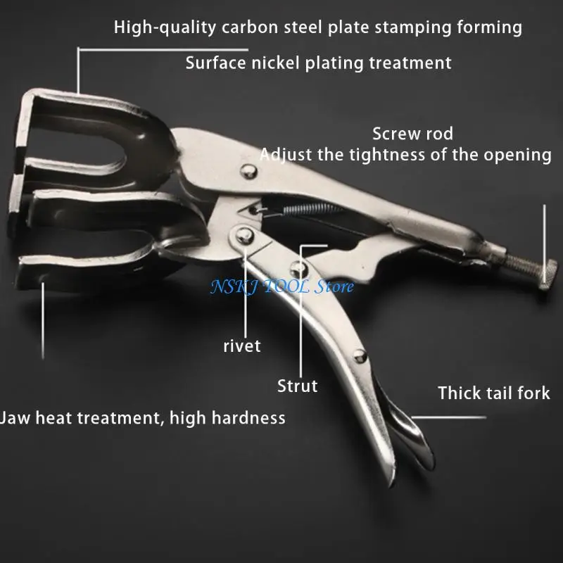 

L8RC Welding U-Shaped Pliers for Angle Welding of Steel Bars Fittings Good Toughness
