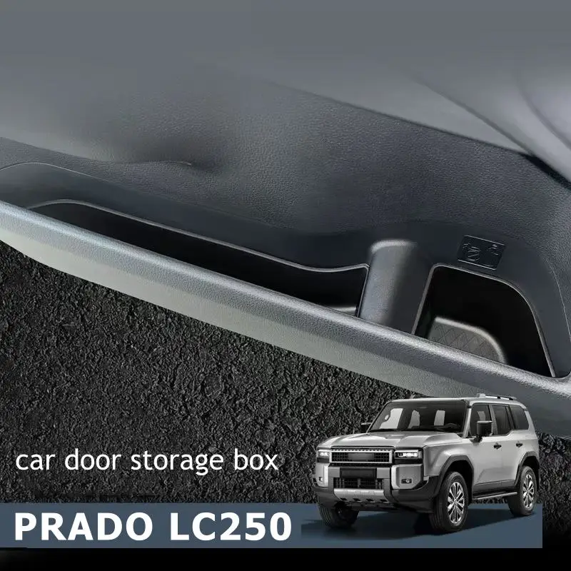 For Toyota Land Cruiser Prado 250 LC250 2026 2025 2024 Car Door Gate Slot Storage Box Interior Accessories