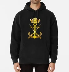 SPANISH NAVAL MARINE INFANTRY Naval (GOLD) Men Pullover Hoodie Autumn and Winter Sweatshirt