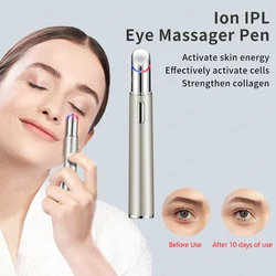 Eye Massager Electric Face Massagers Anti Wrinkle Eye Care Tool Vibrator Hot Eye Beauty Health Instrument Eye Cream Applicator