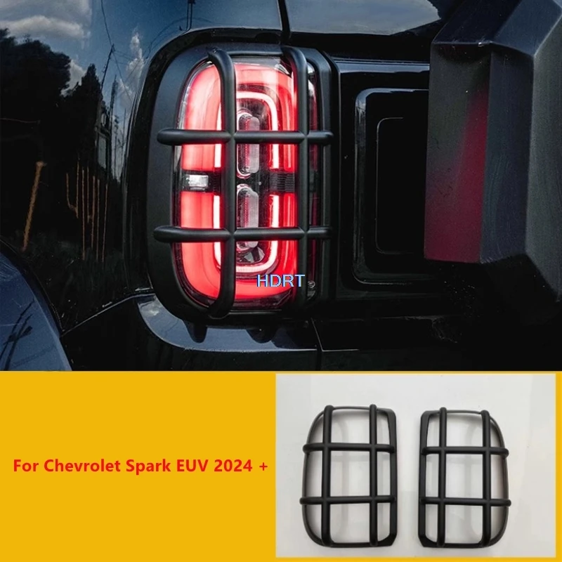

Car Style Rear Fog Light Frame Tail Lamp Cover For Chevrolet Spark EUV 2024 + Protector Decoration Accessories Exterior Sticker