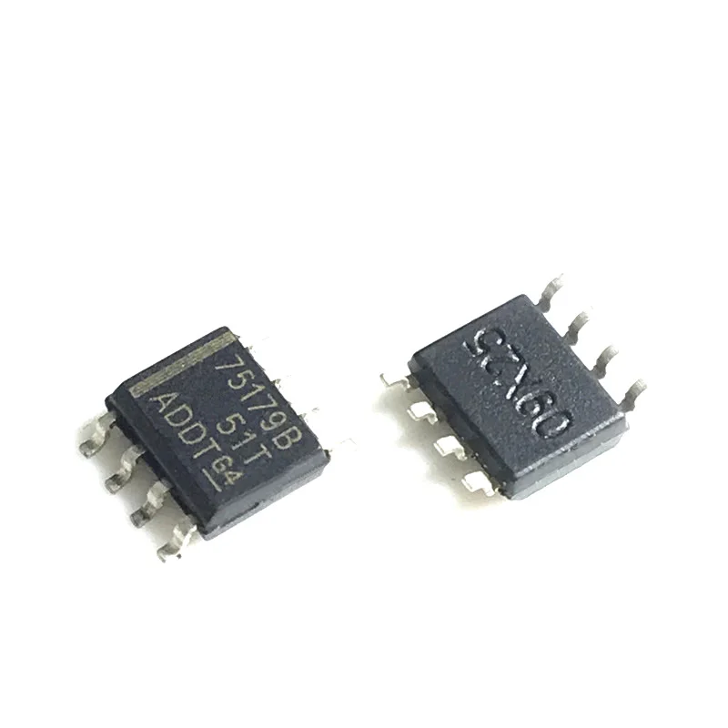 5PCS 75179B SN75179BDR SN75179B transceiver chip SMD SOP-8