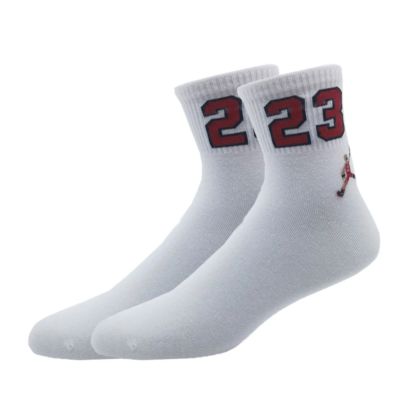 Sports Basketball Socks Men's Socks Sport For Outdoor Cycling Climbing Running Breathable Socks Numbers No23 No24