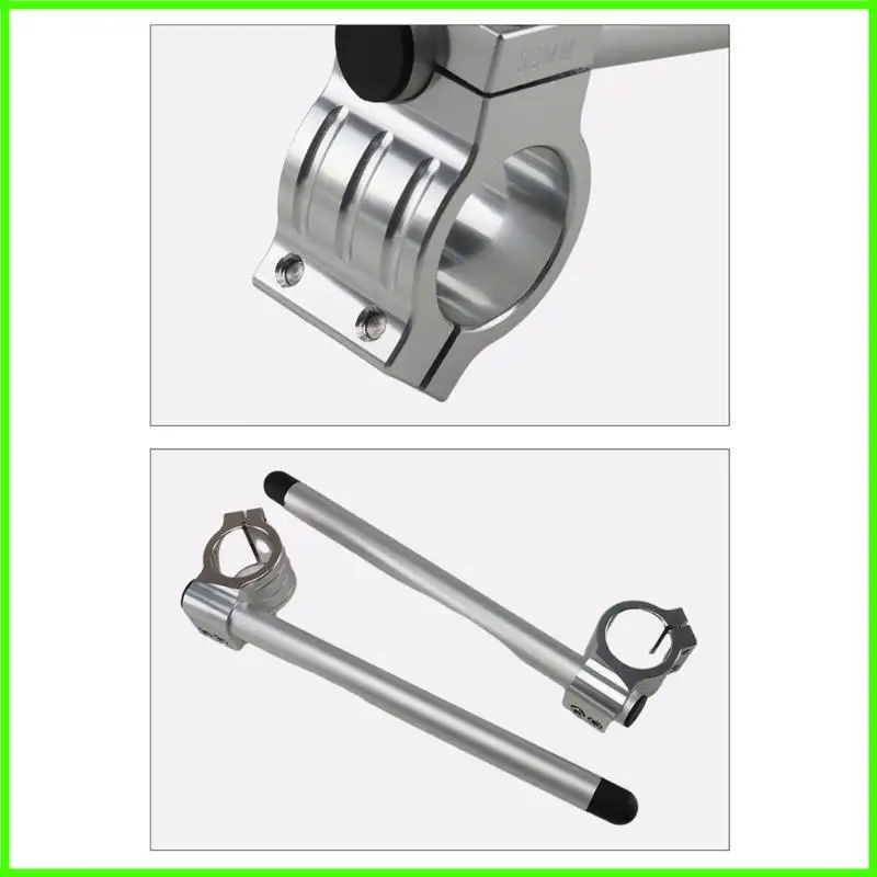 Adjustable Aluminum Risers Handle Bars Clip on Handle Bars Universal Fit Motorcycle Bars Quick Fixing for Motorcycles