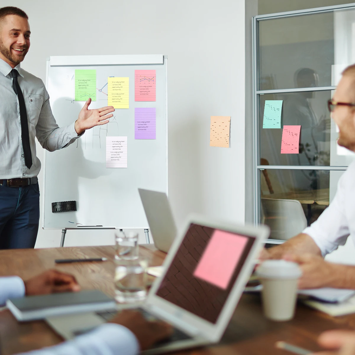 Heldere kleuren Zelfklevende notitieblokken Bulknotitieblokken Memoblokken Mooi schrijven Schattig