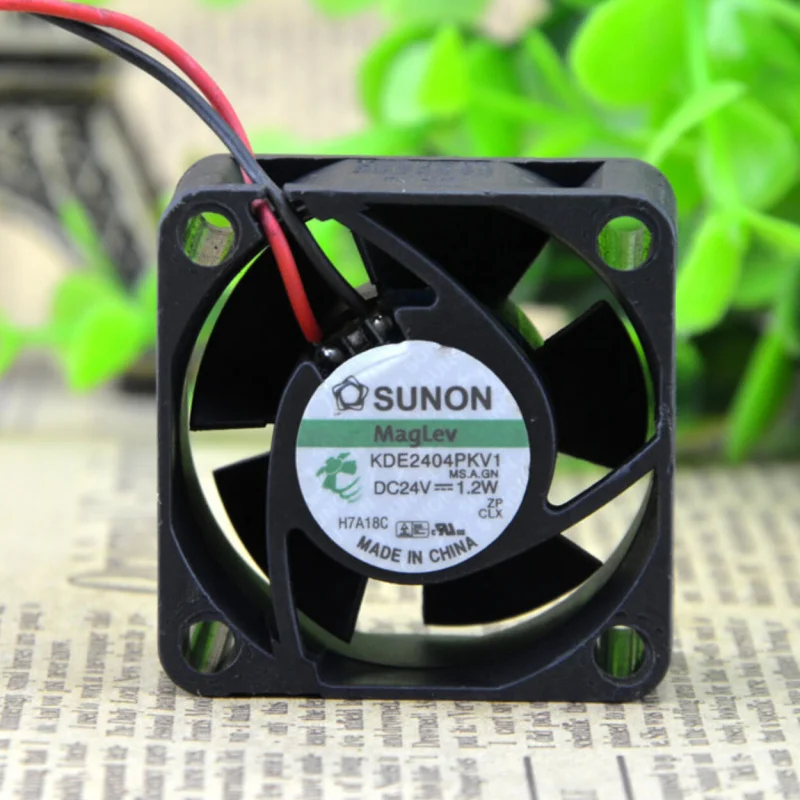 l 1PCS Mute Small Industrial Cooling Fan For SUNON KDE2404PKV1 | 24V 1.2W 40×40×20mm 4CM