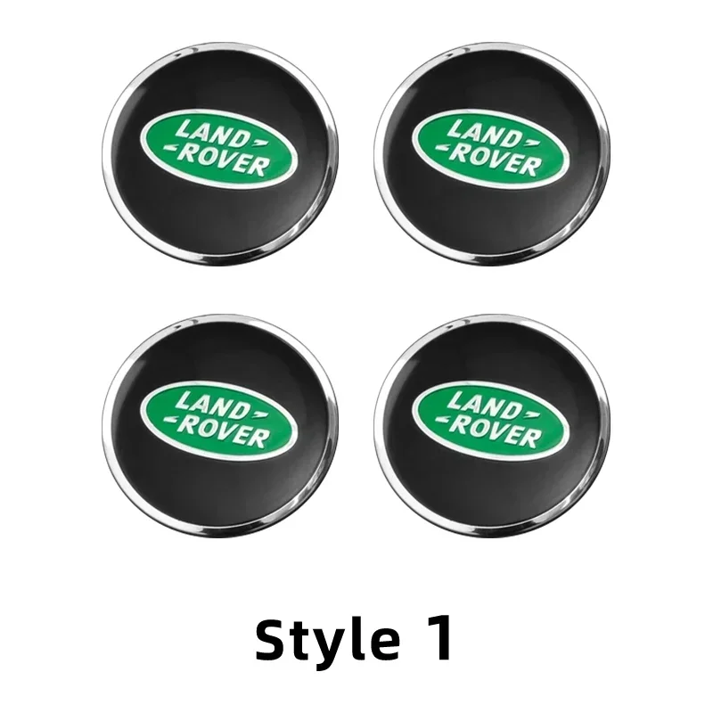 4pcs 62mm Wheel Center Cap Logo Hub Cover Badge Emblem For Land Rover Range Rover Freelander Defender Sport Evoque 3 4 L319 L462