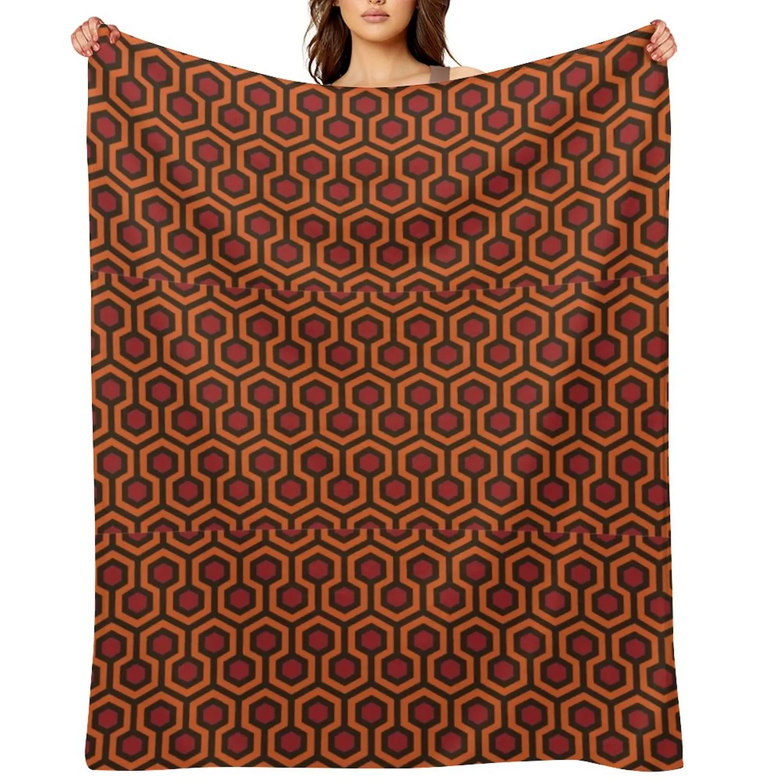 

Path to Overlook Hotel Throw Blanket Decorative Throw Flannel Heavy Sofa Blankets