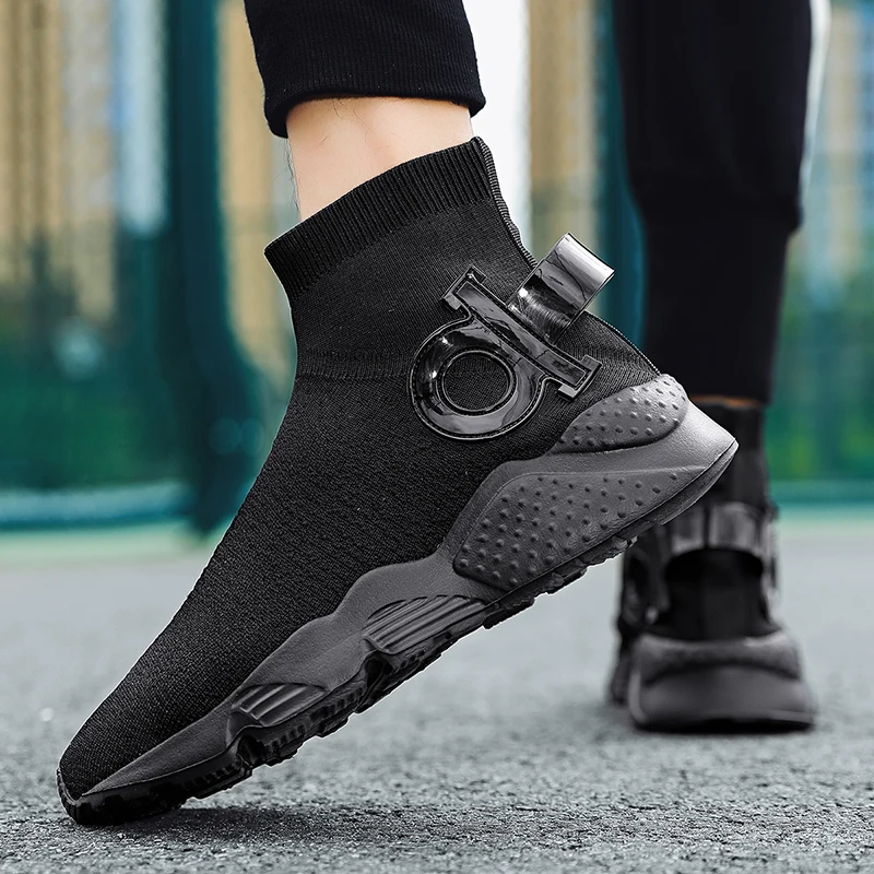 Men's Casual Sneakers Comfortable Socks Walking Shoes 2022 Spring New Comfortable Men's Casual Shoes Light Sneakers Men Shoes