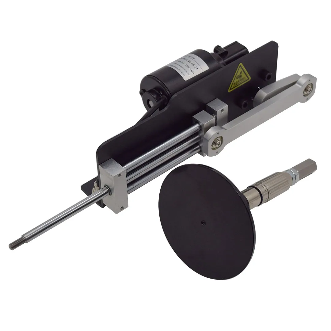 Reciprocating Linear Actuator with Remote Controller Stroke 88mm 24V 280RPM 50W High Thrust Low Noise Speed Regulator