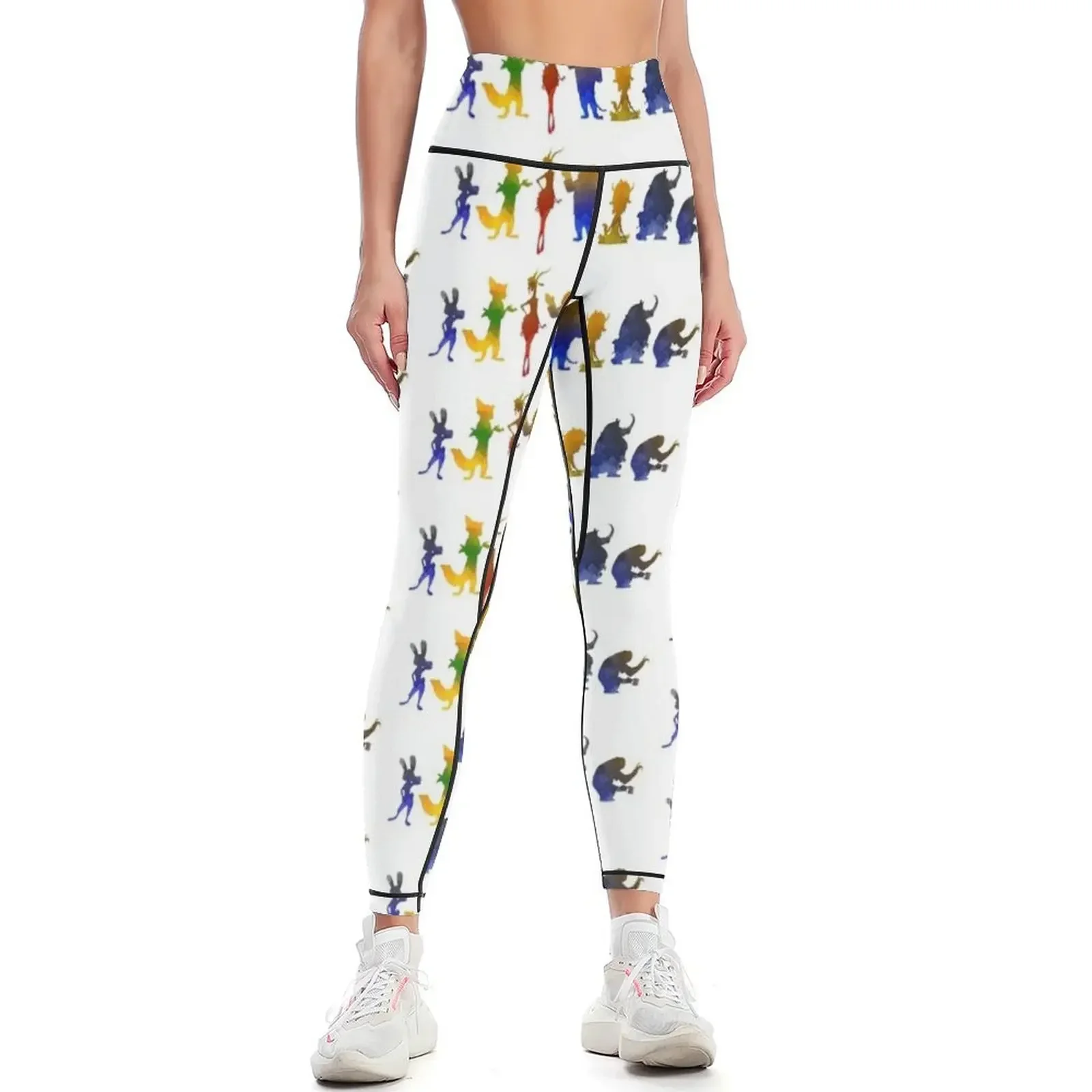 Characters Inspired Silhouette Leggings sportswear gym Women's trousers for girls exercise clothing for Womens Leggings