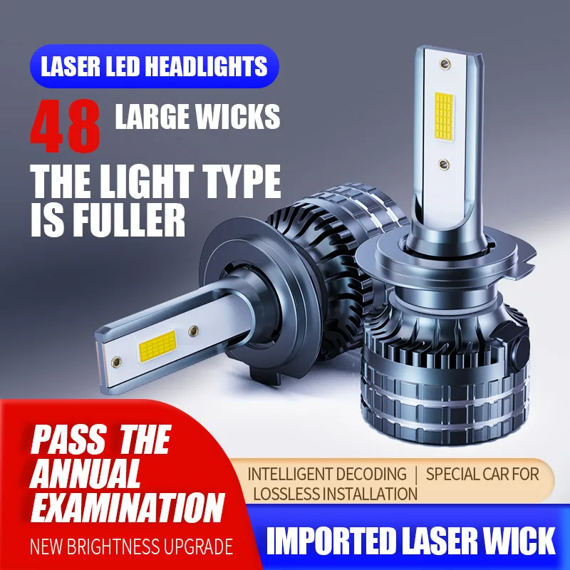 

2X Mini H7 H11 LED H8 H4 9005 HB3 9006 HB4 Car Headlight Bulbs 130W 6000K Auto Fog Lamps Led 12V for bmw e90 Toyota Hilux Lights