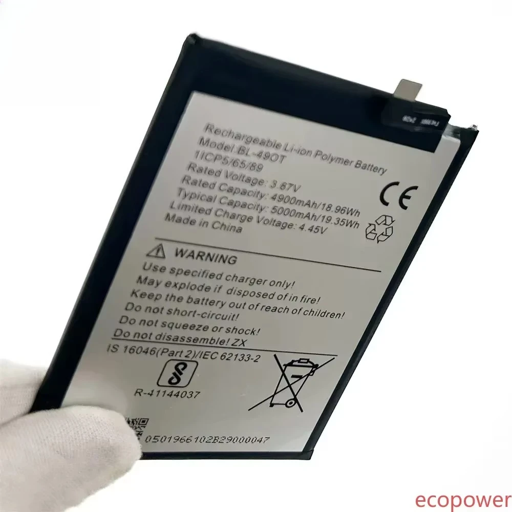5000mAh Brand New  Battery BL-49OT for Tecno Camon 20 CK6 CK6n Camon 20 Pro CK7n Mobile phone Premium Replacement Battery