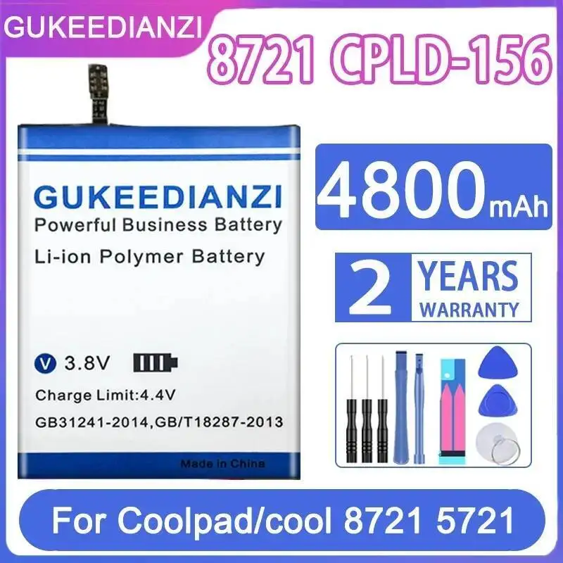

4800Mah For Coolpad 8721 5721 Cpld-156 Good Low-Temperature Performance Mobile Phone Battery