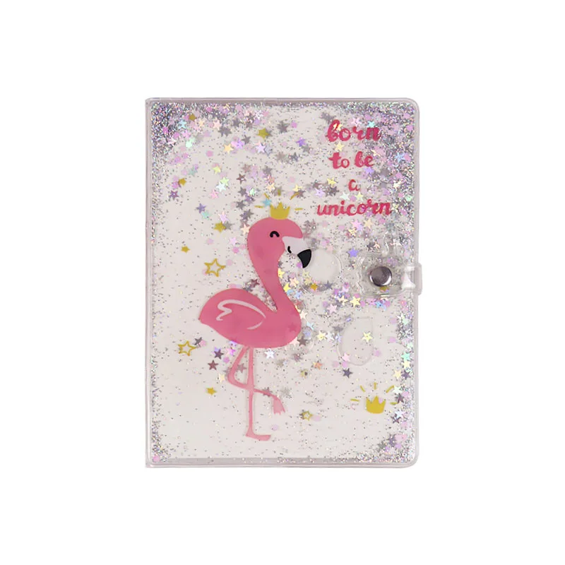 CHEN LIN Creative Korean Pretty Bling Bling Graffiti Notebook Into Oil Quicksand Handbook Journals Dairy Weekly Planner Notepad