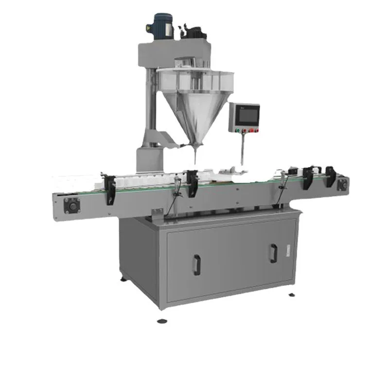 Double Head Filling Machine Production Line Chocolate Powder Collagen Powder Filling