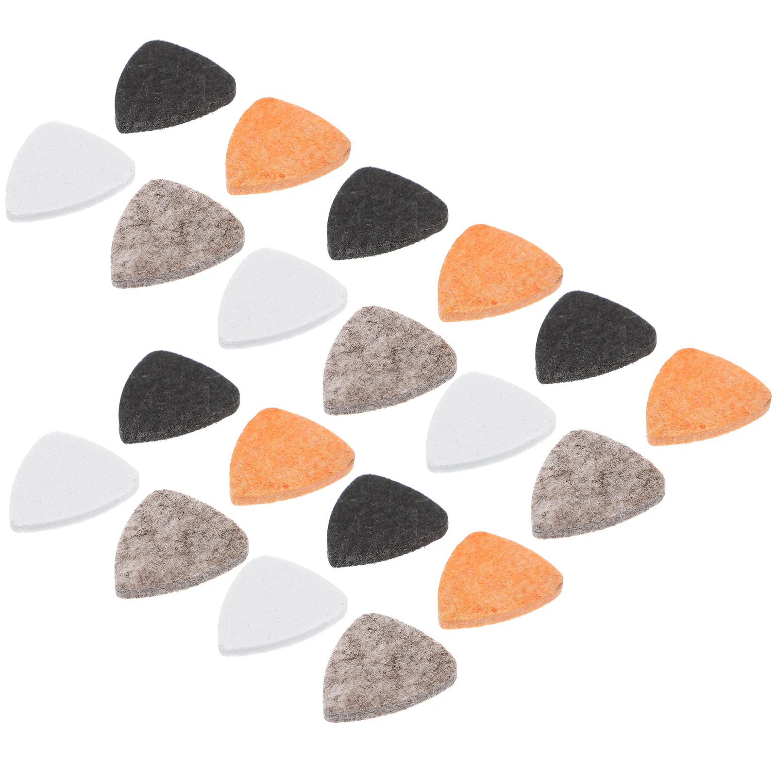 20 Pcs Wooden Guitar Felt Picks Guitars Tenacious of Destiny Thumb for Wool Plectrum