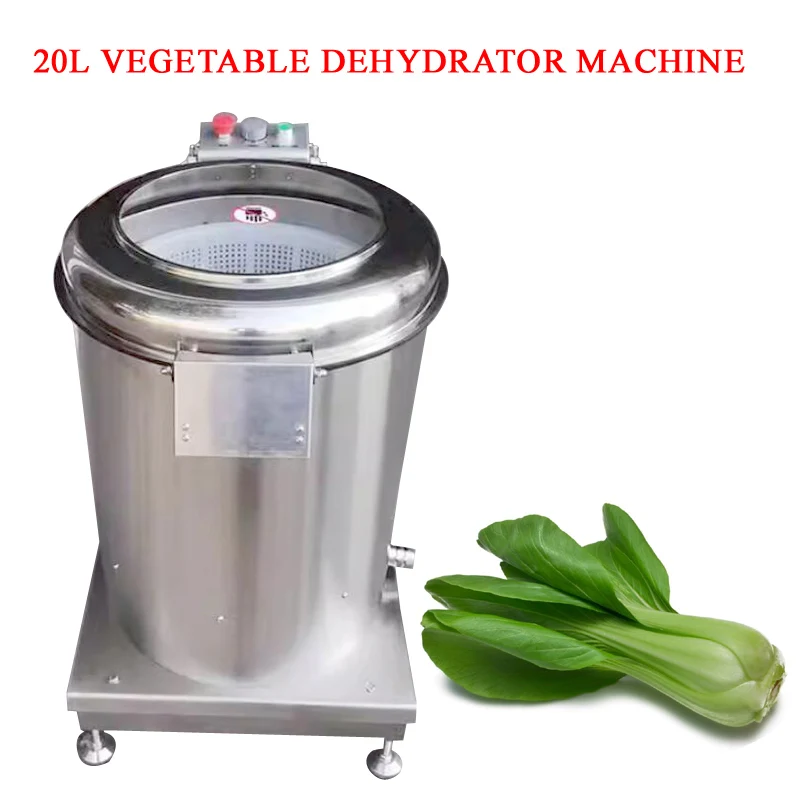 Special Dehydrator For Vegetable Leaves And Fillers Commercial Large Capacity Electric Stainless Steel Spin Dryer Machine