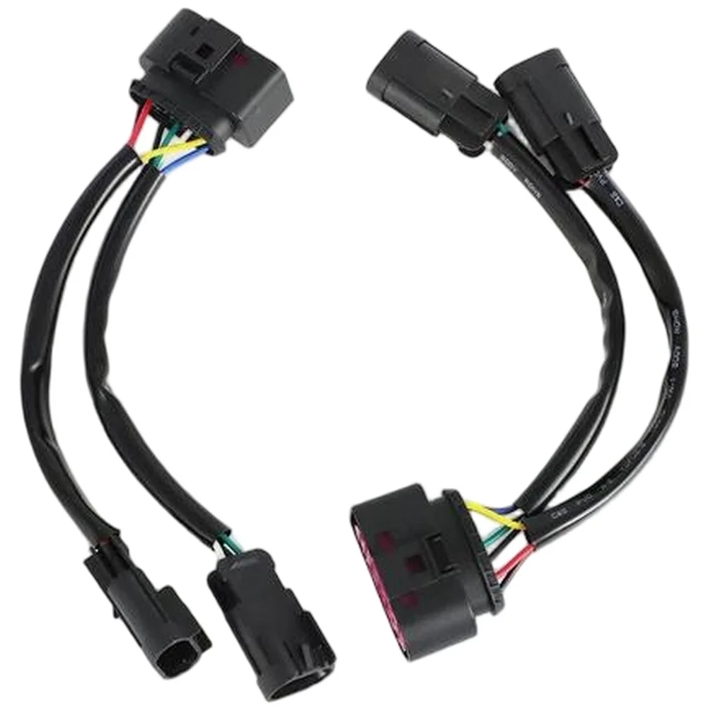 /2PCS /Conversion /Harness For Dodge For Ram 2009-2018 For Quad Housing To Projector Headlight Wiring Adapter Direct Replacement