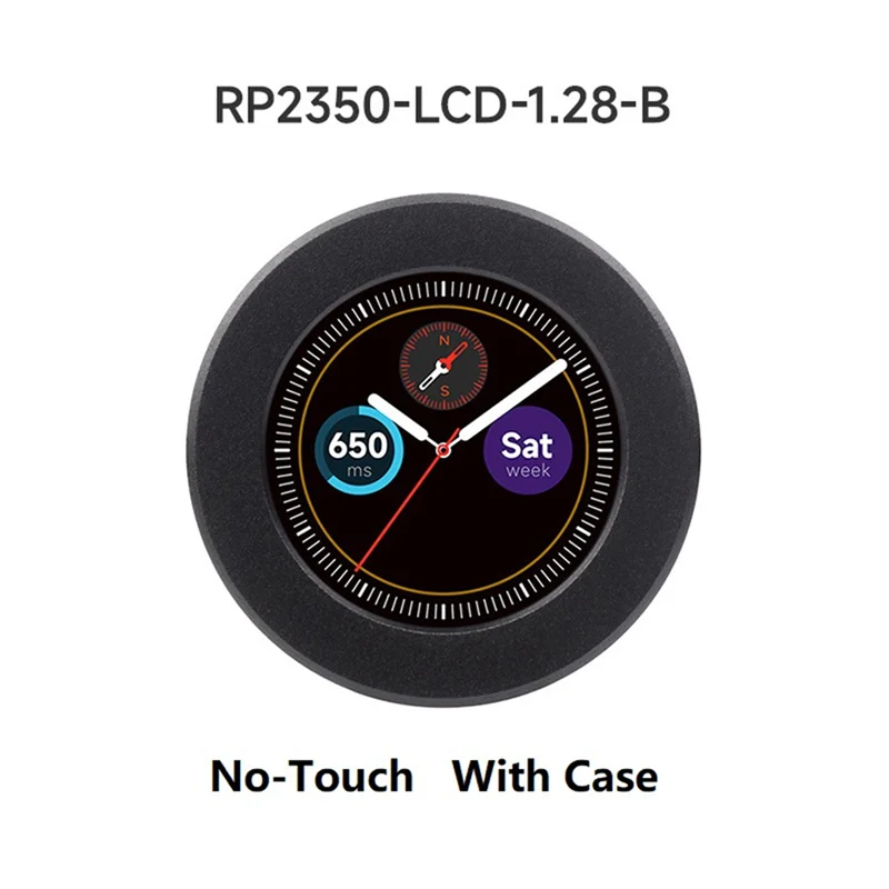 

A76F-RP2350-LCD-1.28-B Pico 2 RP2350 MCU Board With 1.28Inch Round LCD, Dual-Core & Dual-Architecture Design, 240X240 Pixels