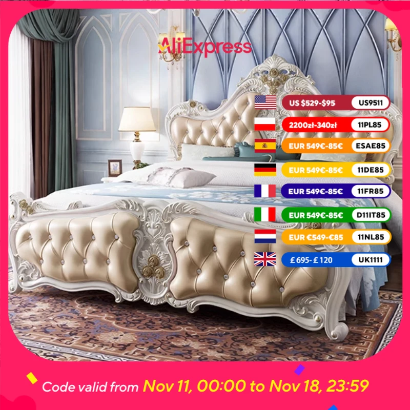 

Дизайнерская роскошная современная двуспальная кровать, матрас, мягкая принцесса для взрослых, двуспальная кровать королевы, место для хранения в стиле лофт, мебель для спальни Letto Matrimoniale