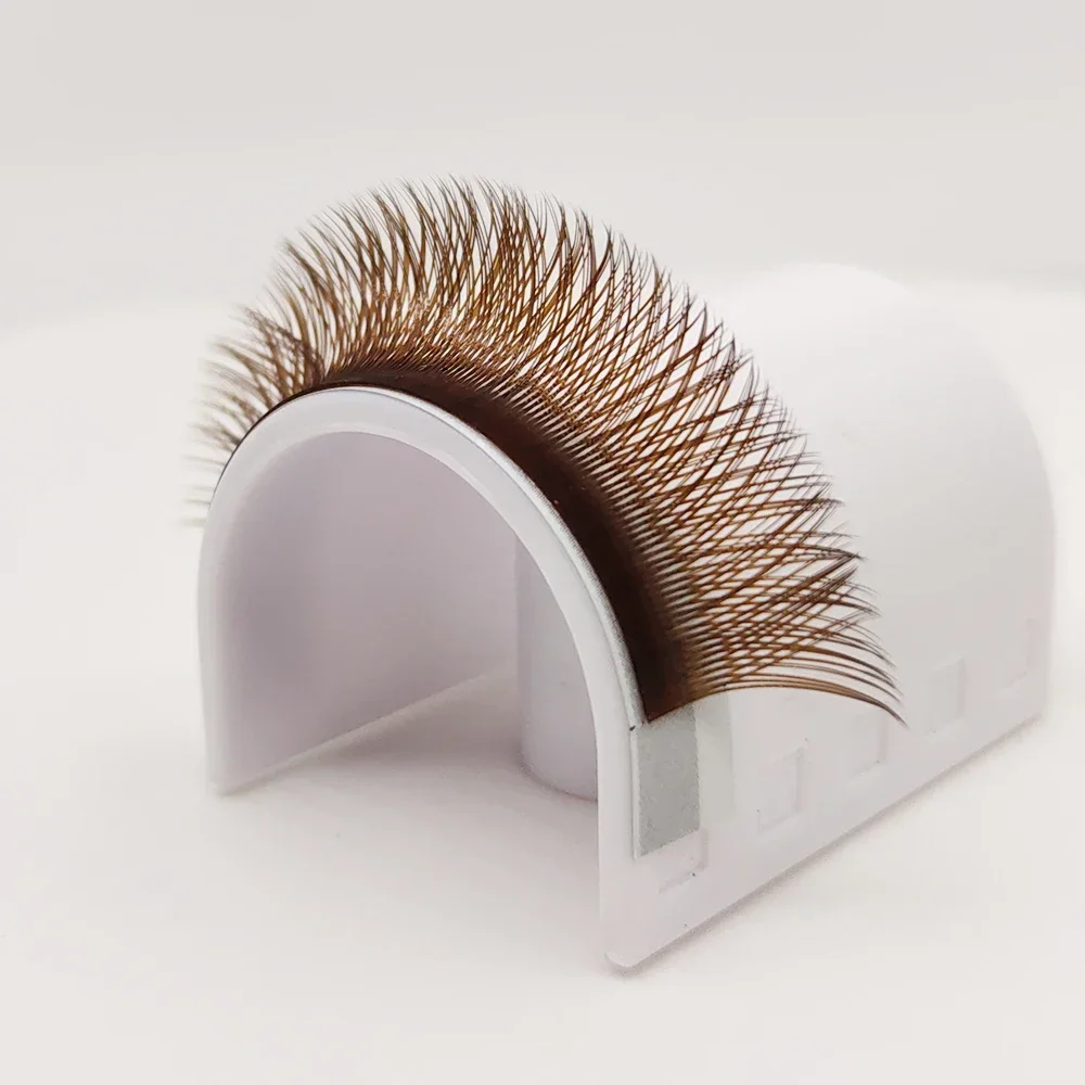 Yelix 0.07mm Brown Y Eyelashes Eyelash Extension YY Brazilian Volume Lashes Natural Soft Premade Fans Individual Eyelashes