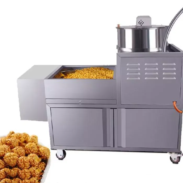 

Stainless steel commercial caramel kettle corn popcorn machine for sale/Industrial popcorn maker machine