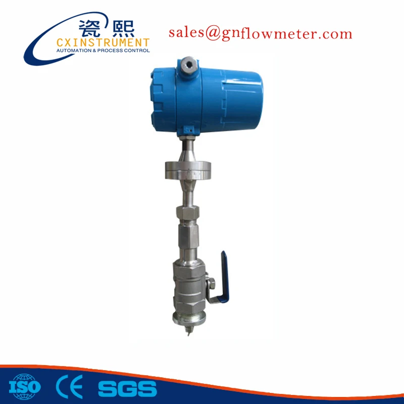 High Temperature Digital Rs485 Thermal Gas Mass Flow Sensor,insertion Magnetic Flowmeter