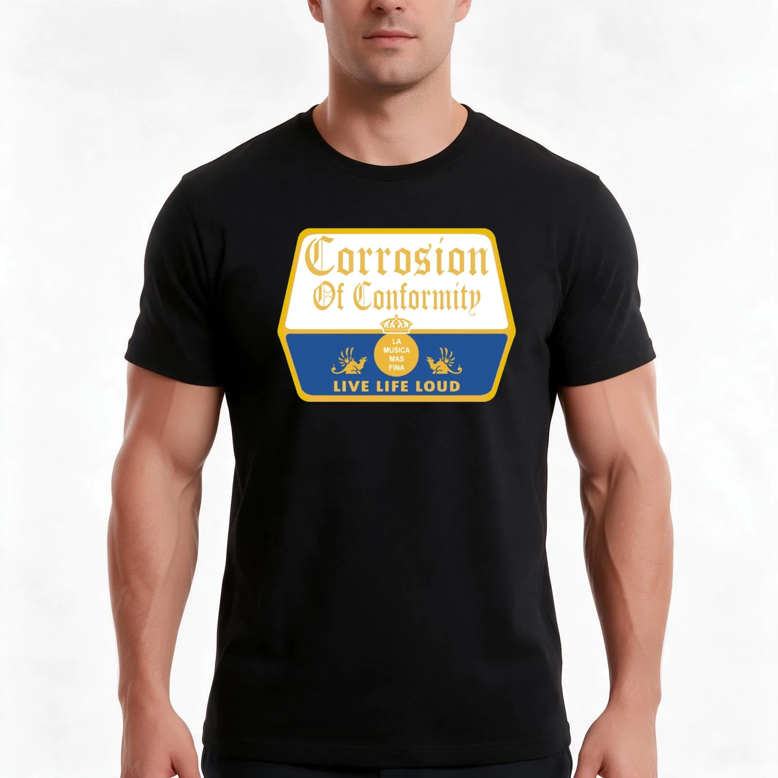 Corrosion of Conformity T-Shirt Summer Casual Cotton Tee Oversized Streetwear Tops Vintage Graphic Print Unisex Men Women