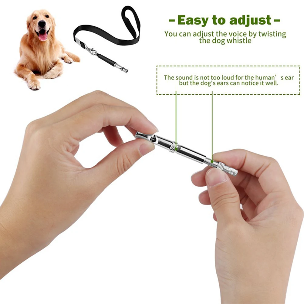

3pcs Dog Whistle Lanyard Durable Lightweight Portable Pet Training Tools Rope Puppy Supplies Chihuahua Husky