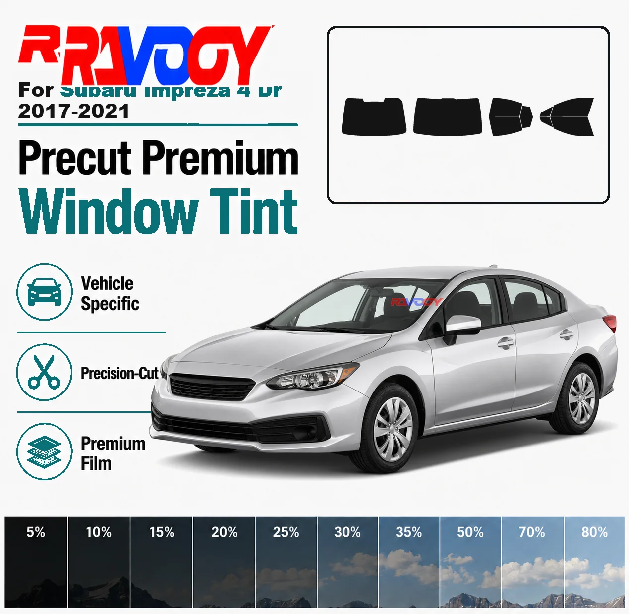for-subaru-impreza-4-dr-2017-2021-ravooy-pre-cut-window-tint-film-vehicle-specific-full-kit-front-rear-windows-precision-cut