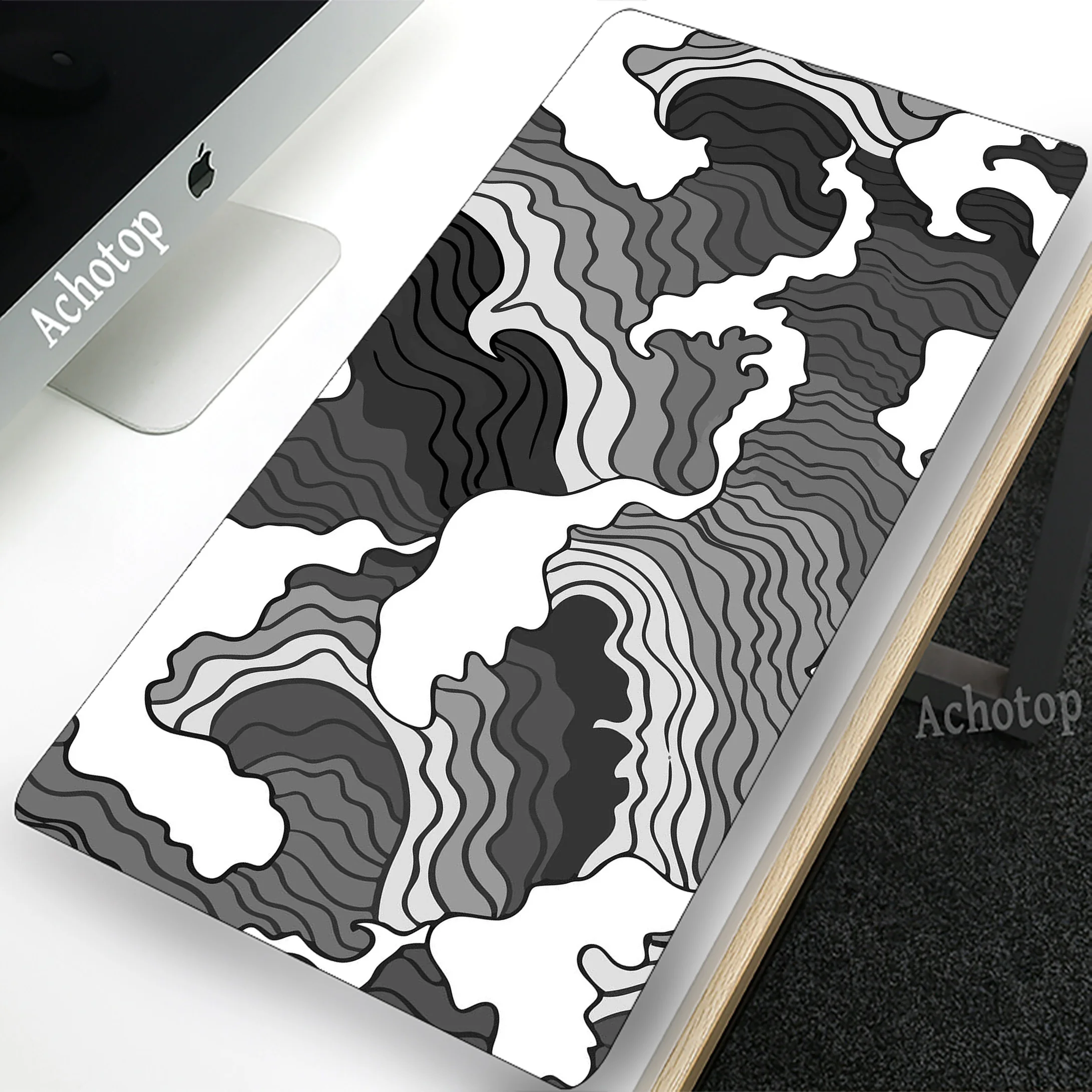 

Great Wave Off Mouse Pad Gaming Mousemat Large Desk Mat Pc Gamer Accessoires Mousepad Locking Edge Speed Keyboard Pads XXL