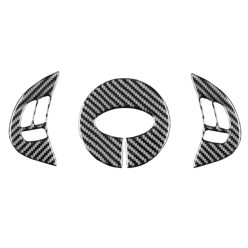 

Новинка-для Subaru Forester 2009-2012, мягкое углеродное волокно, кнопки на руль автомобиля, накладка, наклейка, запасные части, запчасти