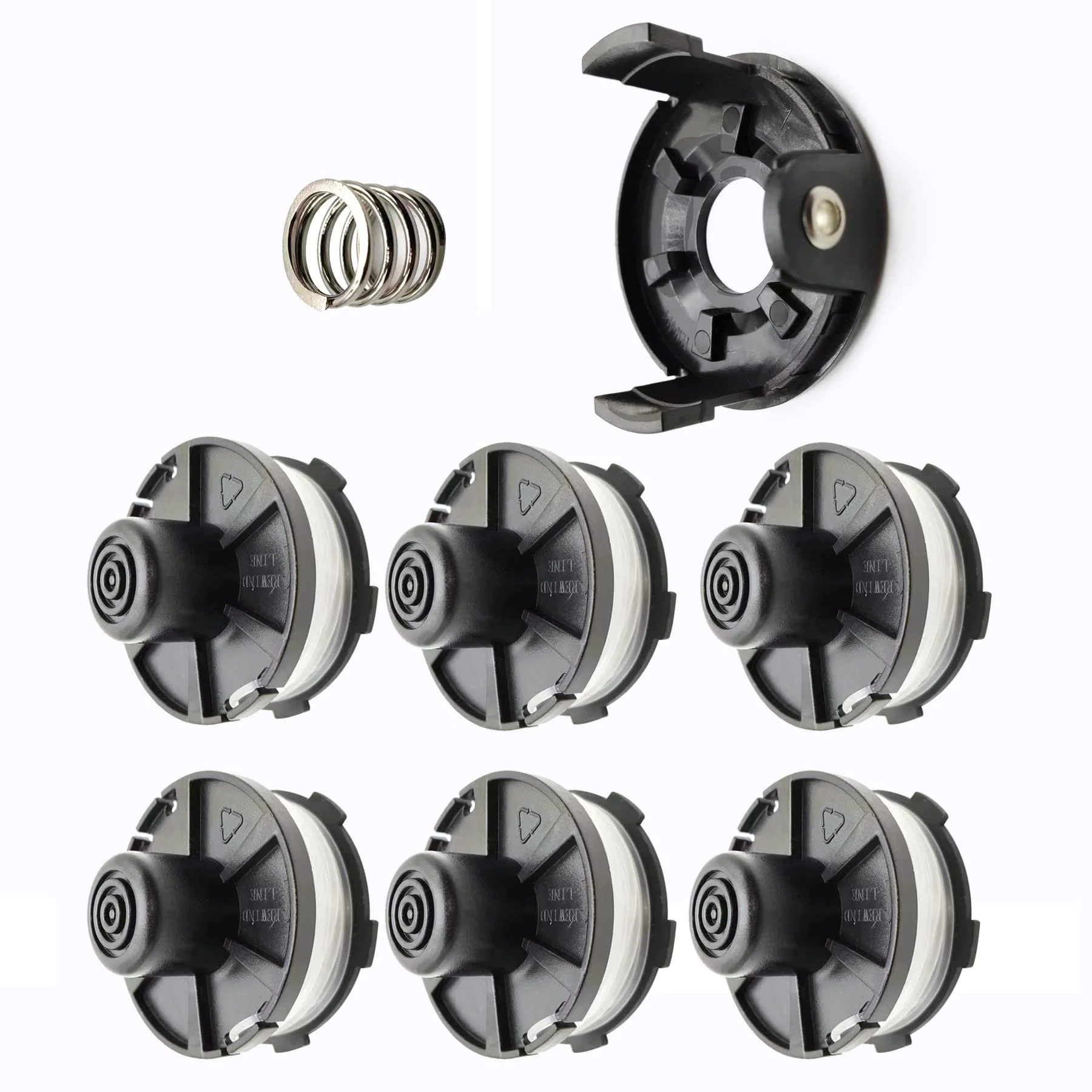 For Garden Care Trimmer Line Spool Trimmer Black High-quality Polyamide ABS Construction Environmentally Conscious