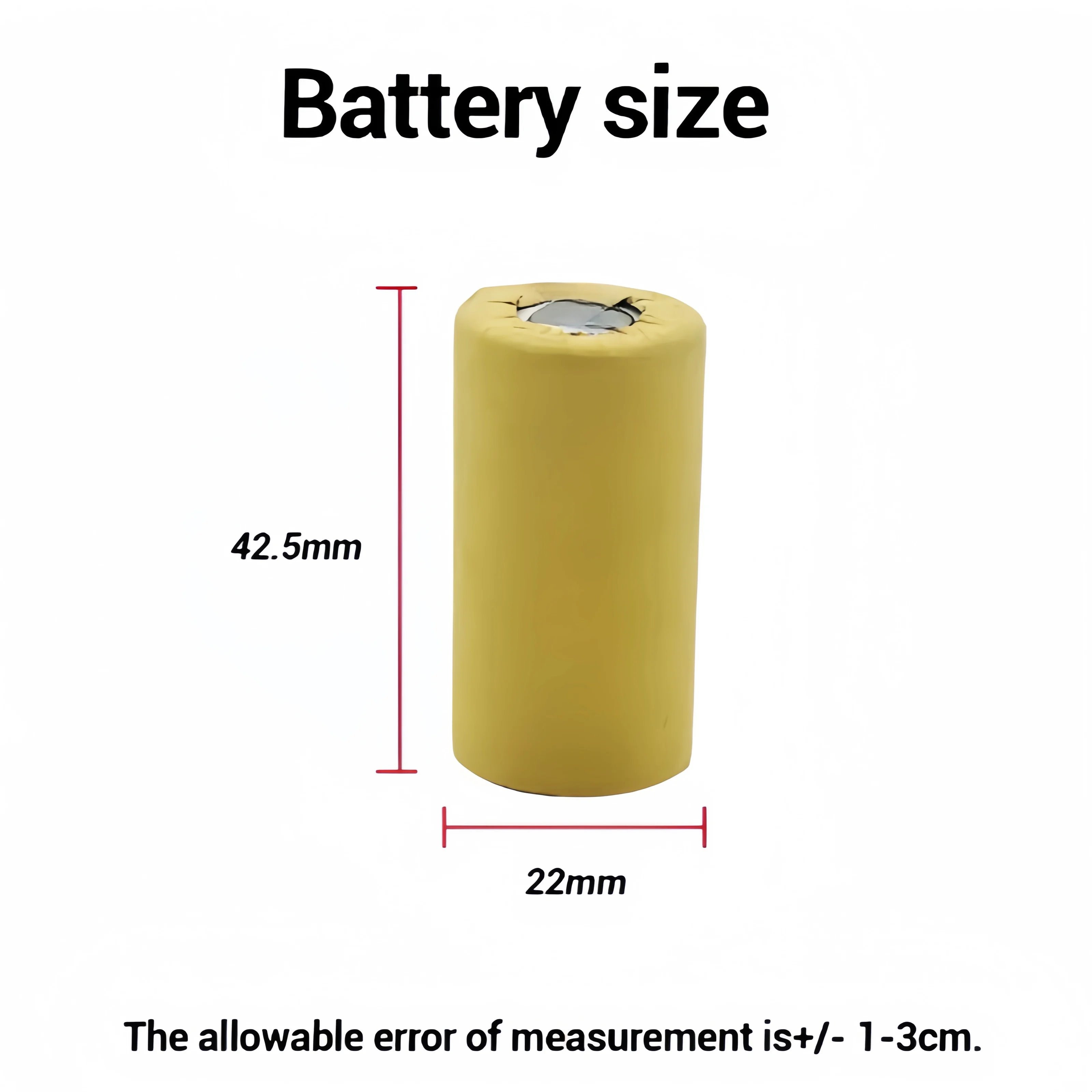 New 1.2V 2200mAh 10C Ni CD Ni MH SC rechargeable battery, replace electric screwdriver and electric tool nickel cadmium battery