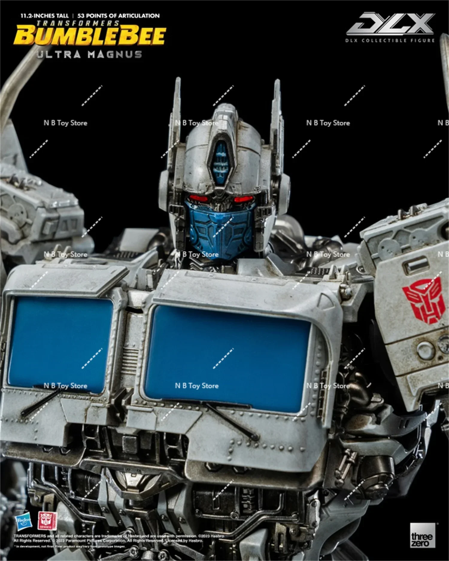 Original ThreeZero 3A G1 MDLX Transformation DLX Ultra Magnus OP Prime 53 Points d'articulation figurine d'action de haute qualité