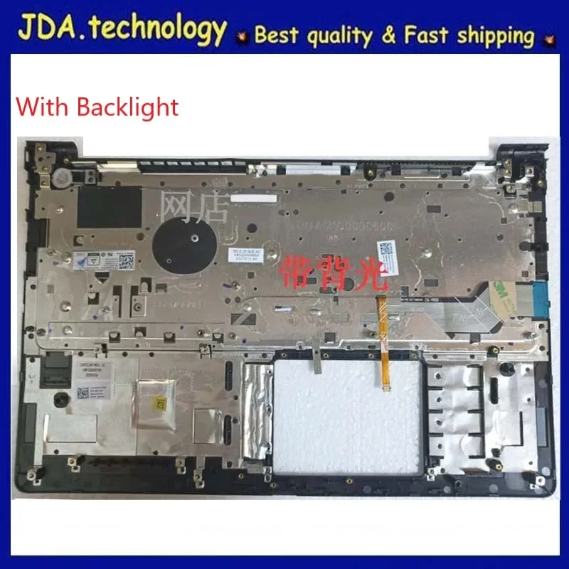 New/org For Dell Vostro 15 5000 5568 V5568 Palmrest US keyboard upper cover FP hole FCN57 0FCN57 ,Backlight