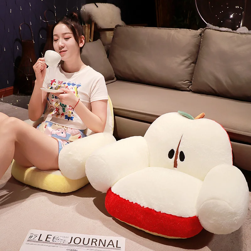 

45*65cm Soft Cartoon Fruit Small Sofa Quality Washable Couch for Home Decor Office or Gifts Bed Sofa Cushions and Pillows