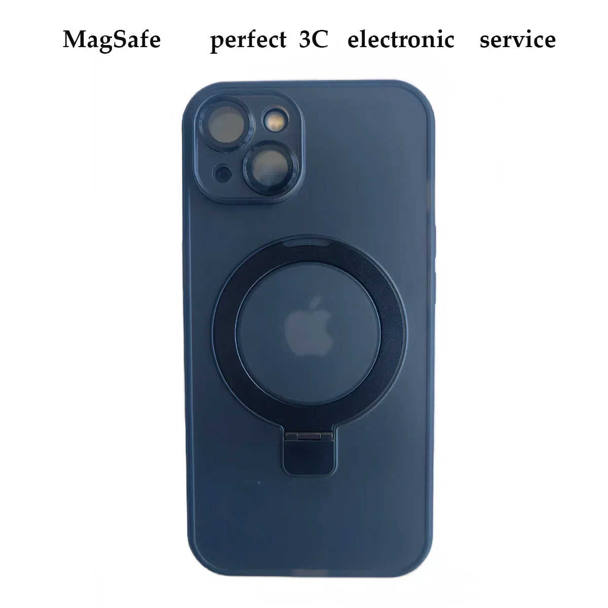 

Applicable To IPhone14Promax Skin Matte Mobile Phone Case Apple 14 Semi-transparent Magnetic Suction Soft Edge Anti-drop Protect