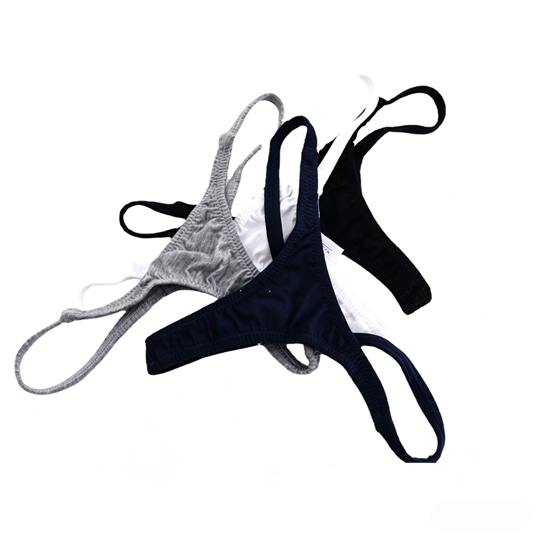 

Women's One Piece Cotton Thong Low Waist High Elastic Sexy Bikini T Panties Breathable Comfortable T Back G-string Daily Panties