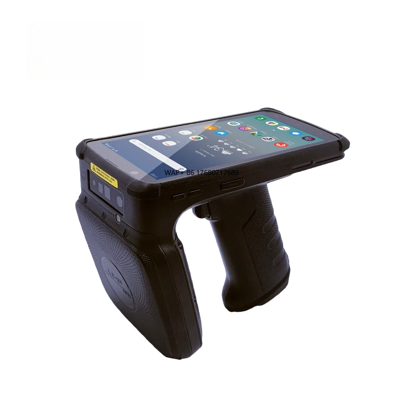 15m Long Range UHF RFID Handheld Reader 860-960Mhz for Warehouse Inventory