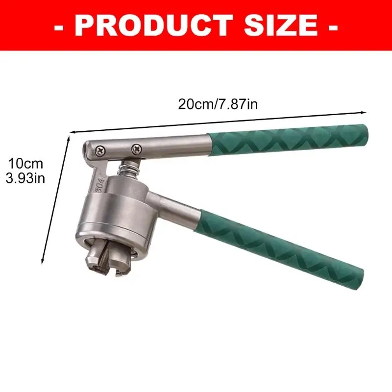 Glasflaschen-Versiegelungsgerät, manuelle Fläschchen-Crimper, Handversiegelungszange zum Crimpen von 13 mm/15 mm/20 mm D2RD – Detail 5