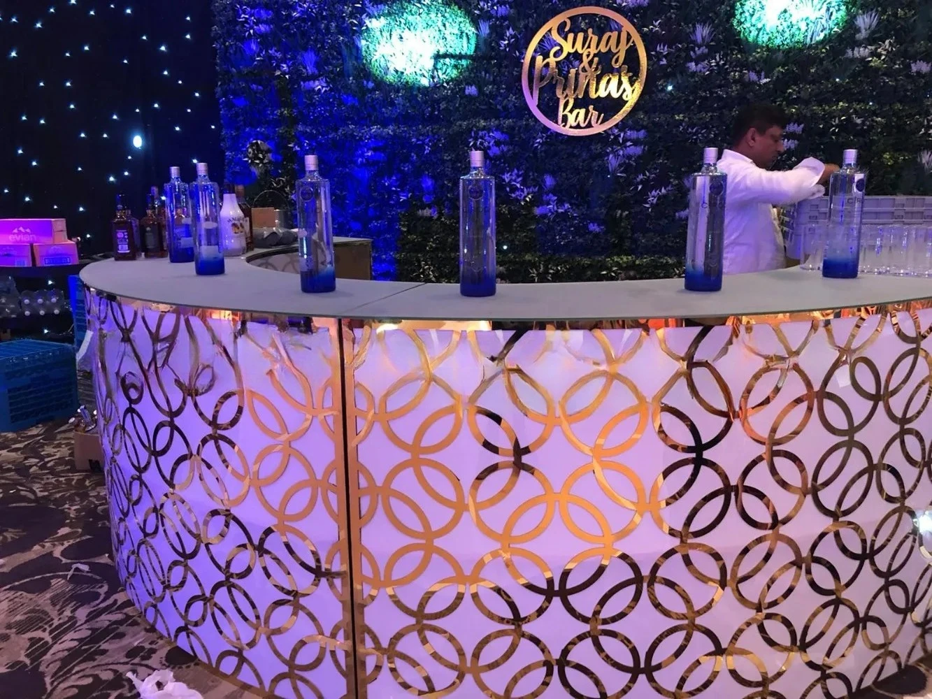Bar luminous bar led outdoor creative activities personalized movable cocktail mixing table