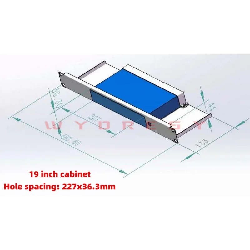 19Inch Cabinet Tray For TP-LINK (TL-R5009PE-AC) Solid Metal Bearing Platform Hold Network Hardware Stably Onto Vertical Uprights