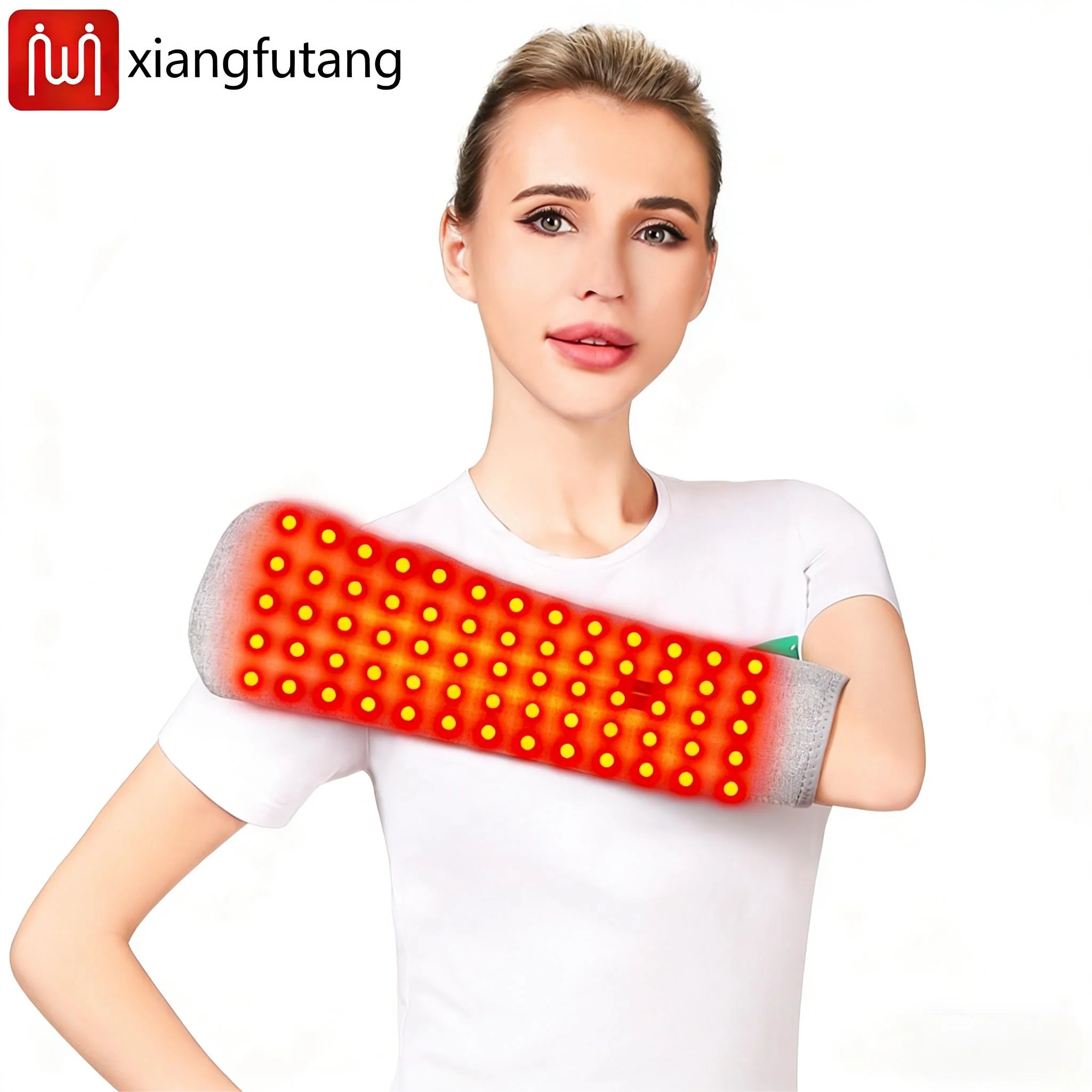 

Red Light Heating Arm Protector - Relieves Rheumatic Pain, Warms Palms, Boosts Blood Circulation, Aids Tendonitis Recovery